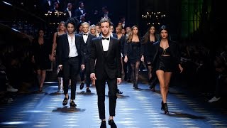 DolceampGabbana FallWinter 201718 Mens Fashion Show [upl. by Rheinlander]