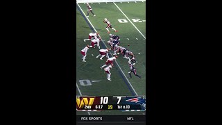 Rhamondre Stevenson with a 64yd touchdown [upl. by Ettennyl]