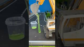 RC Cars Playing with Slime 🚧🚜💧builderc [upl. by Murtha]