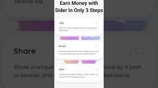 JOIN SIDER AFFILIATE PROGRAM [upl. by Nyleimaj661]