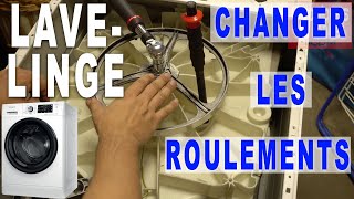 ►LAVELINGE Changer les roulements de tambour dun lave linge 👍 Bruit machine à laver [upl. by Shanda438]