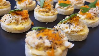 Quick and easy canapés for parties and reception with only 3 ingredients [upl. by Verneuil]