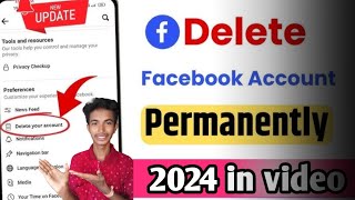 How to permanent Facebook account delete [upl. by Rima]