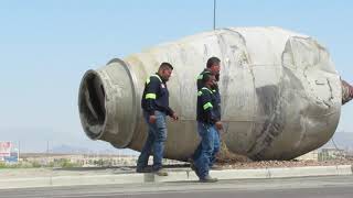 CAUGHT ON CAMERA Cement Truck Crash  EL PASO TX 41421 [upl. by Salem711]