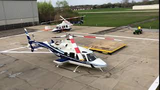 Bell 430 Helicopters Starting Up [upl. by Nahte]