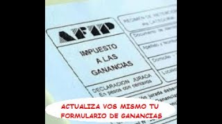 Actualiza en AFIP tu Formulario 572 de Ganancias [upl. by Son]