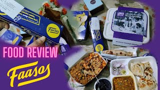 Faasos Food Review  Faasos Wrap  Faasos Rice Bowl  Desserts  Chole Kulcha Meal  Cloud Kitchen [upl. by Harak]