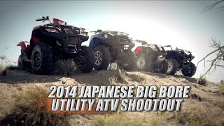 2014 Japanese Big Bore Utility ATV Shootout [upl. by Kippar]