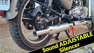 Installed🔥 Free Flow BEND PIPE  HK INDORI Silencer on New Classic 350 Reborn  Best Sound Ever [upl. by Idaline572]