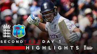 Ollie Pope Scores 121  Highlights  England v West Indies Day 1  Rothesay Test 2024 [upl. by Gula]