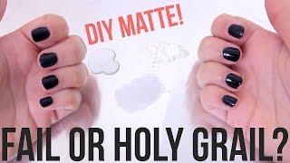 Beauty Hacks Fail or Holy Grail ♥ DIY Matte Top Coat  Ellko [upl. by Lustick]