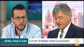 Dave Chawner  Good Morning Britain Debate Is Pranking At Work OK [upl. by Benil]