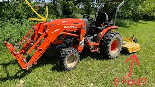 KUBOTA LX2610  Can it do it [upl. by Reffinej]