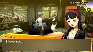 HD PS Vita Persona 4 Golden  Yukiko Amagi Social Link Priestess [upl. by Ramsey]