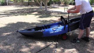 kayak trolley sit on top review Dragon Kayak [upl. by Dammahom]