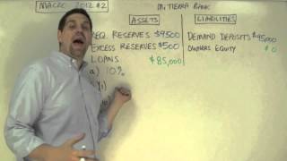 Macro 2012 FRQ 2 Bank Balance Sheets [upl. by Jamil392]