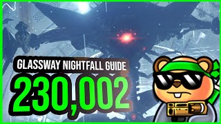 Glassway Master Nightfall 200k Guardian Ranks Challenge Guide 230002 Points Destiny 2 [upl. by Adimra109]