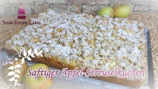 Saftiger ApfelStreuselkuchen  Schnell und Lecker  Lieblingsrezept [upl. by Liahkim]