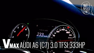 Audi A6 2011 C7 30 TFSI 0266 kmh acceleration Vmax topspeed [upl. by Turoff]