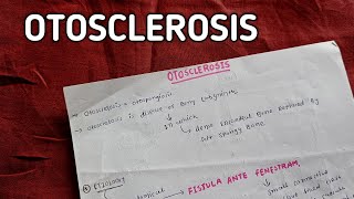 OTOSCLEROSIS  ENT [upl. by Jala]