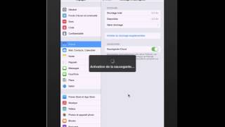 configurer icloud sur ipad [upl. by Jahdai]