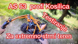 Kosilica za strmi teren i brda AS 63 profi Sta ona zaista mozeDetaljno testiranje [upl. by Abehs]