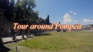 Walking tour around Pompeii [upl. by Nosemyaj]