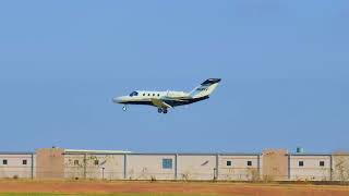 2017 Textron Cessna 525 CitationJet M2 Landing At New Century AirCenter JCIKIXD  N68KK [upl. by Rozella]