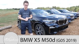 2019 BMW X5 M50d G05 Fahrbericht  Ausfahrt im M Performance Diesel  Autophorie [upl. by Ramalahs]