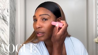 Serena Williamss Simple Skincare Routine amp Thick Brow Trick  Beauty Secrets  Vogue [upl. by Twyla]