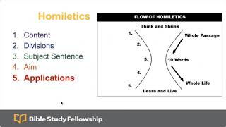 Homiletics Overview [upl. by Oicelem]