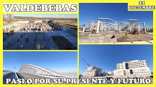 🚧 VALDEBEBAS PASEO POR SU PRESENTE Y FUTURO  INTERCAMBIADOR JUSTICIA F1  21 DICIEMBRE DE 2023 🚧 [upl. by Toft]