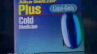 Alka Seltzer Plus LiquiGels commercial 1994 [upl. by Langsdon]