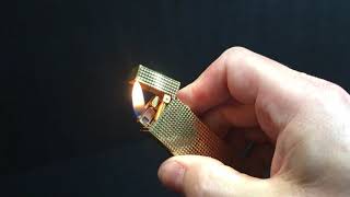 Dunhill Rollagas Lighter Test 6232021 [upl. by Gervase]