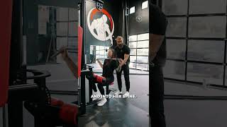 BACK EXERCISES  CABLE VERTICAL  WIDE GRIP LAT PULLDOWN [upl. by Oravla]