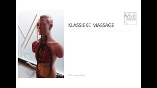 Klassieke massage informatie MOOD massage opleidingen [upl. by Edora]