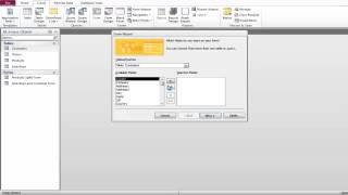 How to create a form using form wizard in Microsoft Access [upl. by Faith]