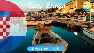 Der kleinste Campingplatz auf der Insel Krk Malinska Kroatien RV Camping [upl. by Inavihs]