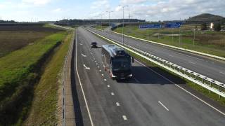 Lux Express bus between KohtlaJarve and Johvi Estonia [upl. by Raimondo]