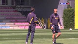 FC Barcelona Wednesday training session [upl. by Dorlisa]