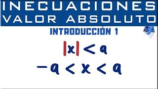 Inecuaciones con valor absoluto  Introducción parte 1 [upl. by Danika]