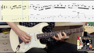 Extreme  Decadence Dance Guitar Solo Tutorial  TAB [upl. by Oraneg592]