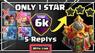 Finally Only 1 Star Th16 War Base 202410 Defense Replay Proof LINK Th16 Legend Base With Links [upl. by Tenej]