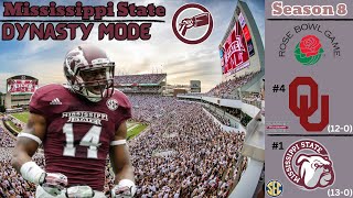 Mississippi State Bulldogs Dynasty  NCAA Football 2003  Season 8  Natty vs 4 Oklahoma Sooners [upl. by Yneffit]