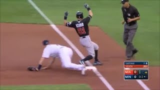 MLB Pickoff Errors [upl. by Serolod245]