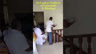 Buddhist Alms Giving Ceremony in Memory of Parents  A Sri Lankan Tradition🙏🍚trending motivation [upl. by Perusse]