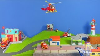 Feuerwehrmann Sam Spielzeuge für Kinder Beste Feuerwehrauto Spielsachen Station amp Spielzeugautos [upl. by Yht]