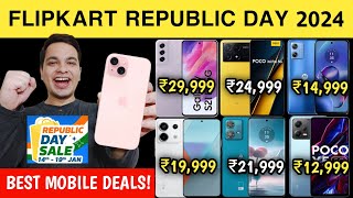 Flipkart Republic Day Sale 2024  10 Best Smartphone Deals  Republic Day Sale Best Deals 🔥 [upl. by Naujal]