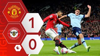 Man Utd 10 Brentford  United edge the Bees  Premier League Highlights [upl. by Gupta]