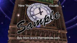 New Year Countdown Video  Visuals  DVD  Sample [upl. by Nnylsaj]